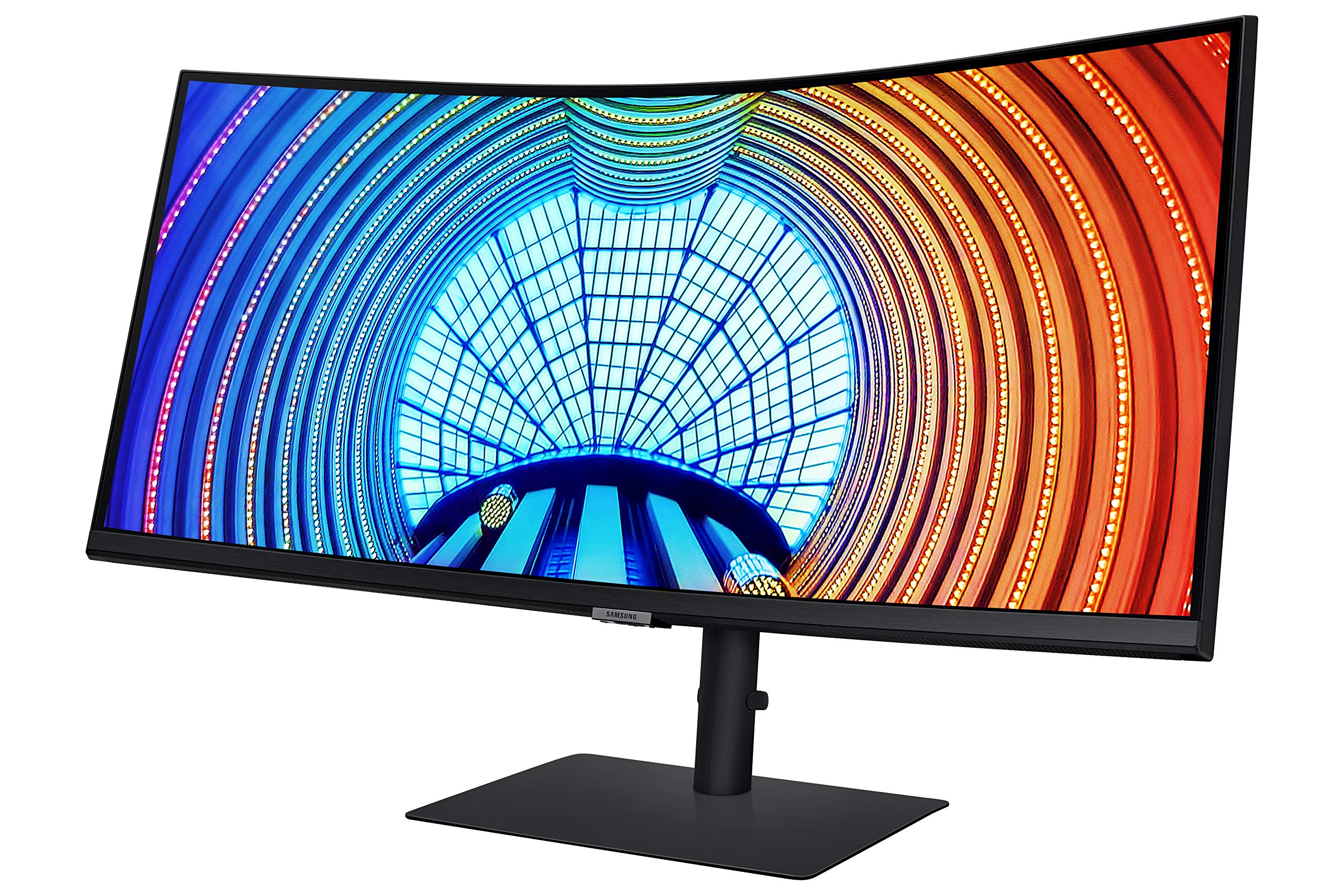 Samsung S65UA Series 34-Inch Viewfinity Ultrawide QHD Computer Monitor, 100Hz, Curved, USB-C, HDR10 (1 Billion Colors), Height Adjustable Stand, TUV-Certified Intelligent Eye Care (LS34A654UXNXGO)