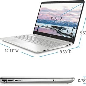 HP 2023 15.6 HD Laptop for Business and Student, AMD Ryzen 3 3250U(Up to 3.5GHz), 16GB RAM, 1TB HDD+256GB SSD, Ethernet, WiFi, Fast Charge, HDMI, w/Ghost Manta Accessories, Natural Silver