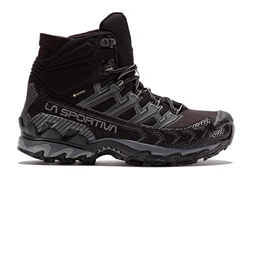 LA SPORTIVA Ultra Raptor II Mid Wide GTX Men's Hiking Shoes, Black Clay, 9.5 AU