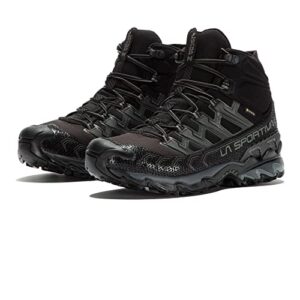 LA SPORTIVA Ultra Raptor II Mid Wide GTX Men's Hiking Shoes, Black Clay, 9.5 AU