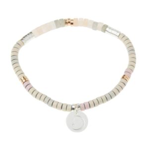 scout curated wears - intention charm bracelet - moonstone/silver/gold