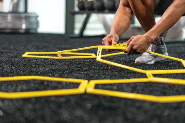 SKLZ Speed Web Trainer and Agility Ladder for Improved Footwork Yellow