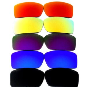 GALAXYLENSE Replacement Lenses for Oakley Gascan Polarized Multiple Color (Black/Blue/Purple/Red/Gold)