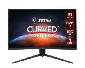 msi g27cq4, 27" gaming monitor, 2560 x 1440 (qhd), va, 165hz, freesync, hdmi, displayport, tilt