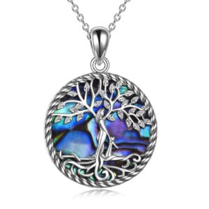 onefinity tree of life necklace sterling silver mother necklace mom pendant for women jewelry mothers day birthday gifts