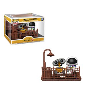 funko pop movie moment disney: wall-e and eve, multicolor, (57653)