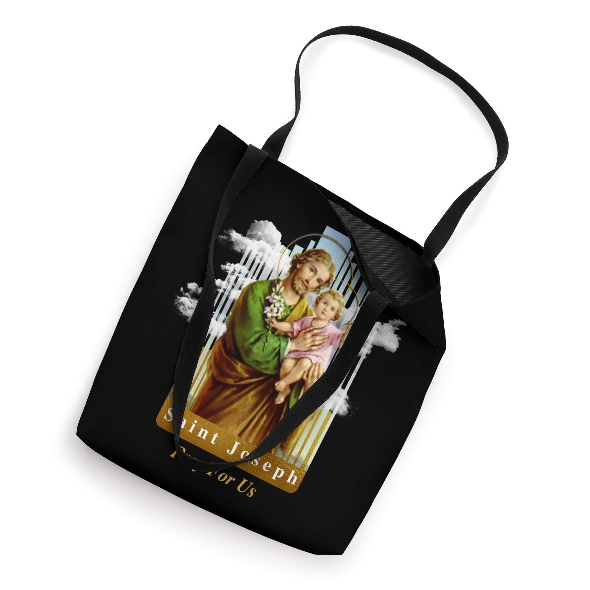 Saint Joseph Catholic Church St. Joseph With Infant Jesus Tote Bag