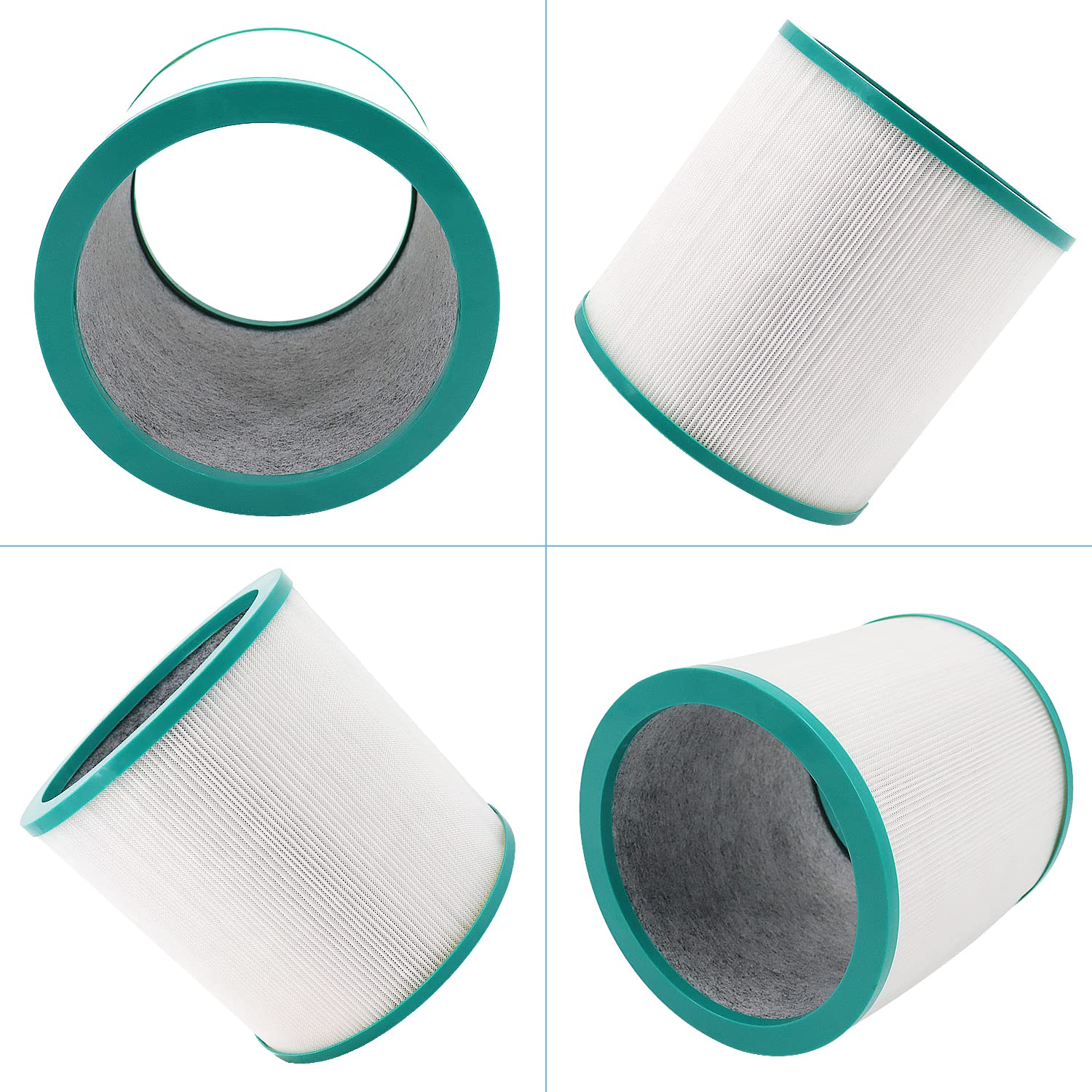 Laukowind Replacement TP02 Air Purifier Filters Compatible with All Dyson Pure Cool Link Models TP01, TP02, TP03, BP01, AM11 Tower Purifier Part # 968126-03 305158-01, 305159-01, 308400-01 (2 Pack)