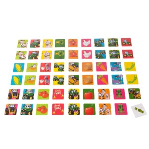 John Deere Kids Matching Game - Farm Themed Memory Game for Toddlers and Kids - John Deere Toys - Preschool Games and Learning Activities - 27 Matches - Ages 3 Years and Up