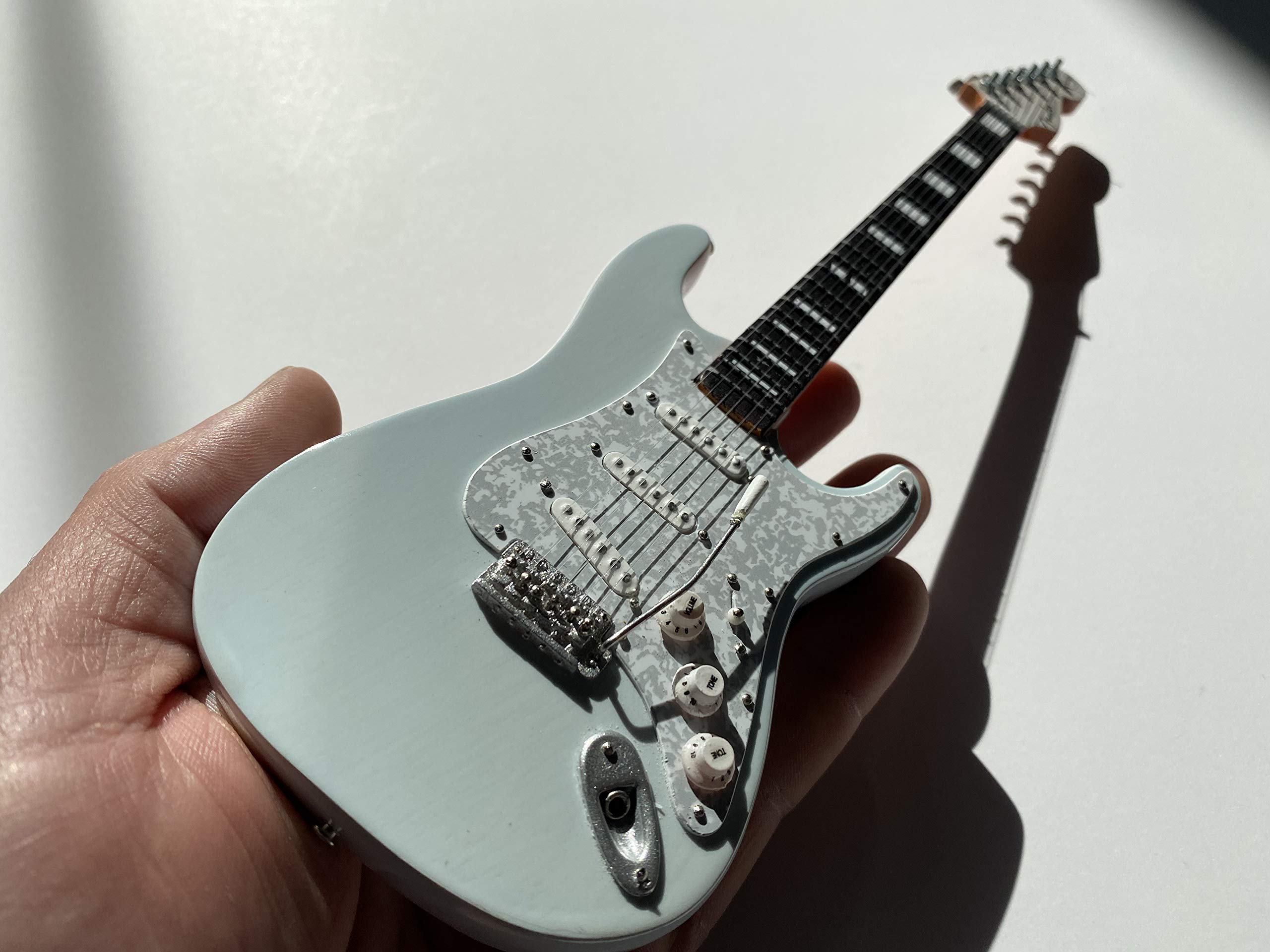 Kenny Wayne Shepherd Fender Stratocaster Faded Sonic Blue Mini Guitar Replica 1:4 Scale Model