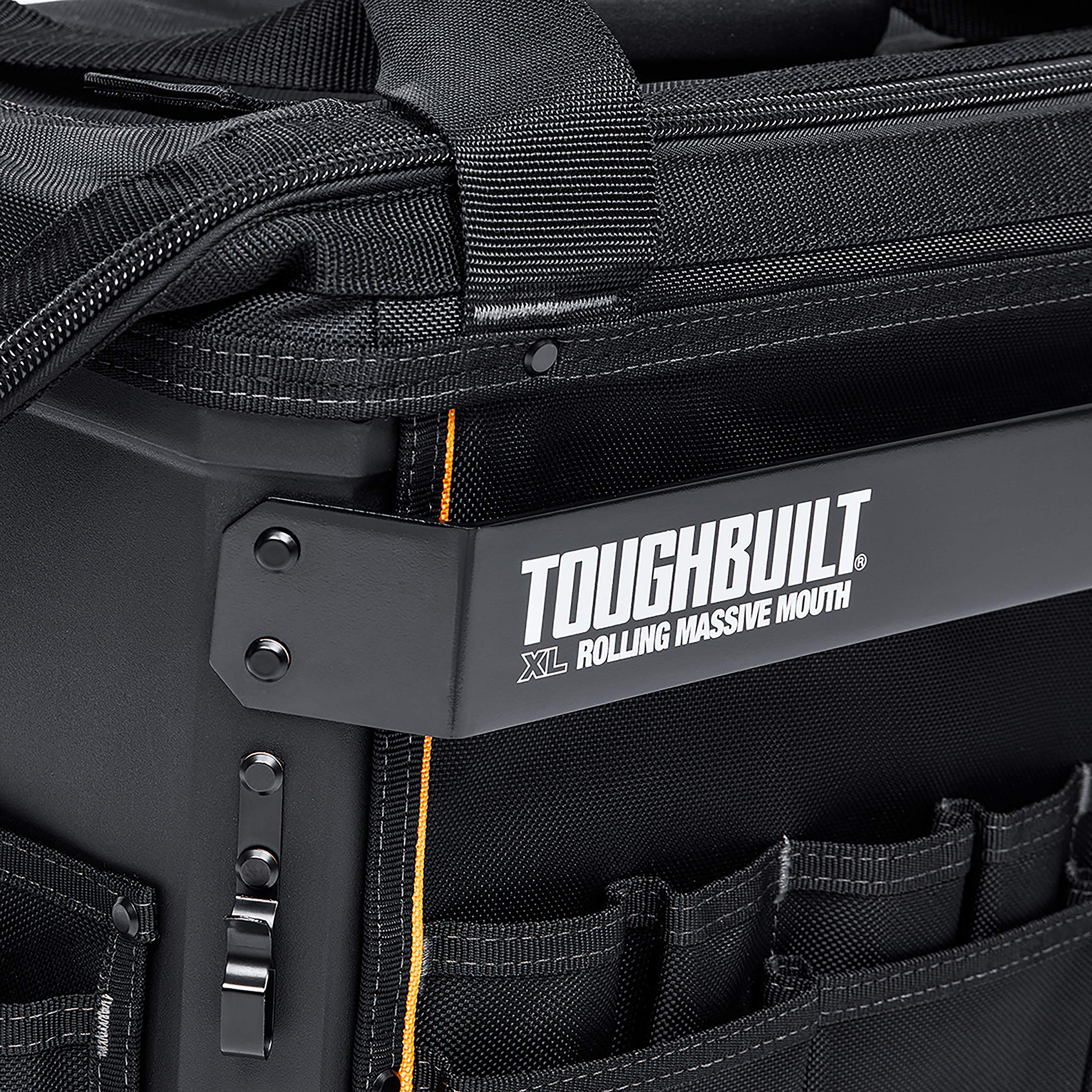 ToughBuilt - Rolling Massive Mouth Bag - XL 18” Tool Bag - Pro Grade Quality Construction - (TB-CT-61-18)