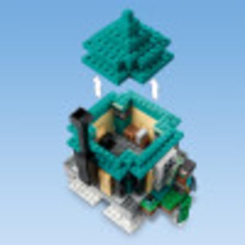 LEGO Minecraft The Sky Tower 21173 Fun Floating Islands Building Kit Toy with a Pilot, 2 Flying Phantoms and a Cat; New 2021 (565 Pieces)