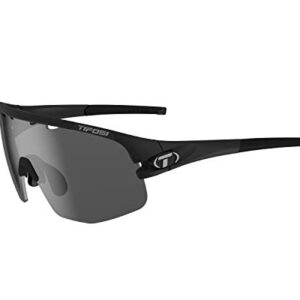 Tifosi Optics Sledge Lite Sunglasses (Matte Black, Smoke/AC Red/Clear)