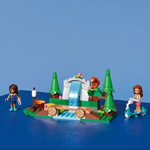 LEGO Friends Forest Waterfall Camping Adventure Set, Building Toys with Andrea and Olivia Mini-Dolls, Toys for 5 Plus Year Old Kids, Girls & Boys, Makes a Great Activity for Kids, 41677