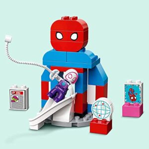 LEGO DUPLO Marvel Spider-Man Headquarters 10940 Spidey and His Amazing Friends TV Show Building Toy for Kids; New 2021 (36 Pieces)