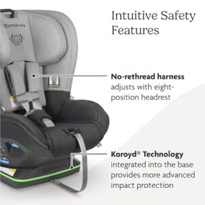 UPPAbaby Knox Convertible Car Seat / Rear Facing and Forward Facing / Intuitive Safety Features / Koroyd + CleanTech Technology / Removeable Cup Holder Included / Jordan (Charcoal Mélange)