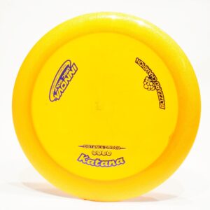 Innova Katana (Blizzard Champion) Distance Driver Golf Disc, Pick Weight/Color [Stamp & Exact Color May Vary] Yellow 130-139 Grams