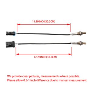 O2 Oxygen Sensor Upstream Downstream 4Pcs Compatible with Chevy Suburban GMC Sierra & More Replaces# 234-4012, 234-4018