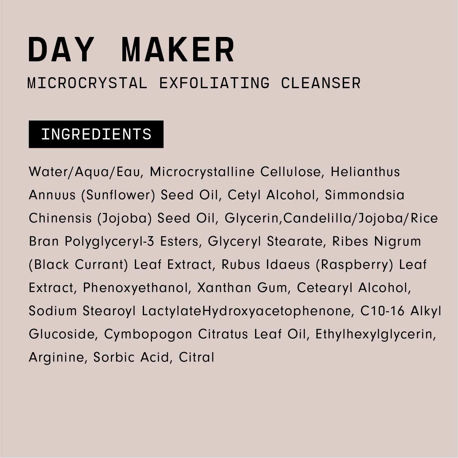 Versed Day Maker Microcrystal Exfoliating Cleanser - Creamy Facial Wash Helps Clear Dead Skin Cells Microcrystalline, Biodegradable Alternative to Microbeads - Vegan (3 fl oz)