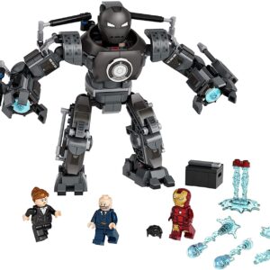 LEGO Marvel Iron Man Monger Mayhem Set 76190, Avengers Mech Building Toy, Action Figure, with Iron Man, Obadiah Stane and Pepper Potts Minifigures, Gift for 9 Plus Year Old Boys and Girls