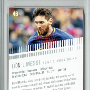 Lionel Messi 2020 Leaf HYPE! #46 Only 5000 Made Barcelona Card PGI 10