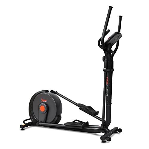 Sunny Health & Fitness Power Stride Smart Elliptical Machine Trainer with 16-Level Magnetic Resistance, Advanced Flywheel and Exclusive SunnyFit® App Enhanced Bluetooth Connectivity - SF-E321005