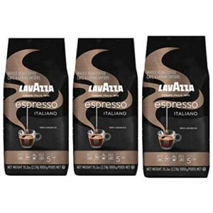 generic lavazza espresso italiano whole bean coffee bulk 3 pack - 35.2 oz per bag - 105.6 oz total - 100 arabica coffee