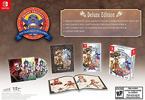 Prinny Presents NIS Classics Volume 1: Phantom Brave: The Hermuda Triangle Remastered / Soul Nomad & The World Eaters Deluxe Edition - Nintendo Switch