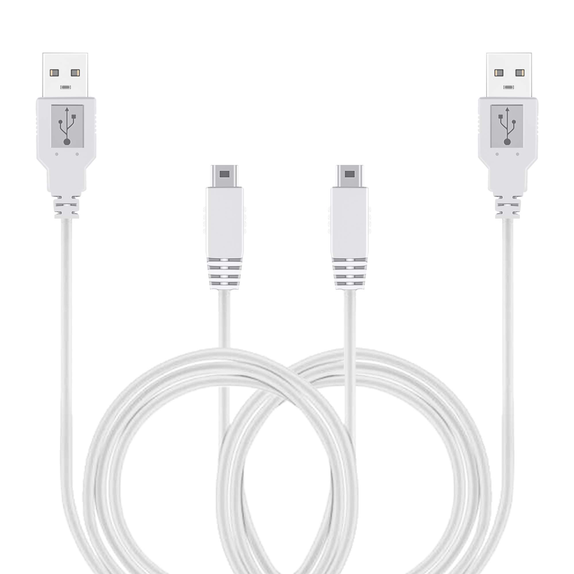 2Pack 10FT Charger Cable for Wii U Gamepad, AC Power Adapter Charger Cord for Nintendo Wii U Gamepad Remote Controller