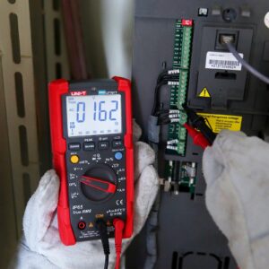 UNI-T Industrial Digital Multimeter UT191T (IP65, 2M Drop Test) True RMS 6000 Counts ACV LPF ACV Peak Hold AC DC Voltage Current LOZ ACV Temperature Resistance Capacitance Frequency Duty Cycle