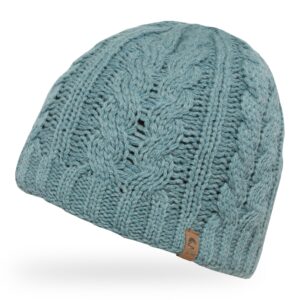 sunday afternoons snowmelt merino beanie celestial blue