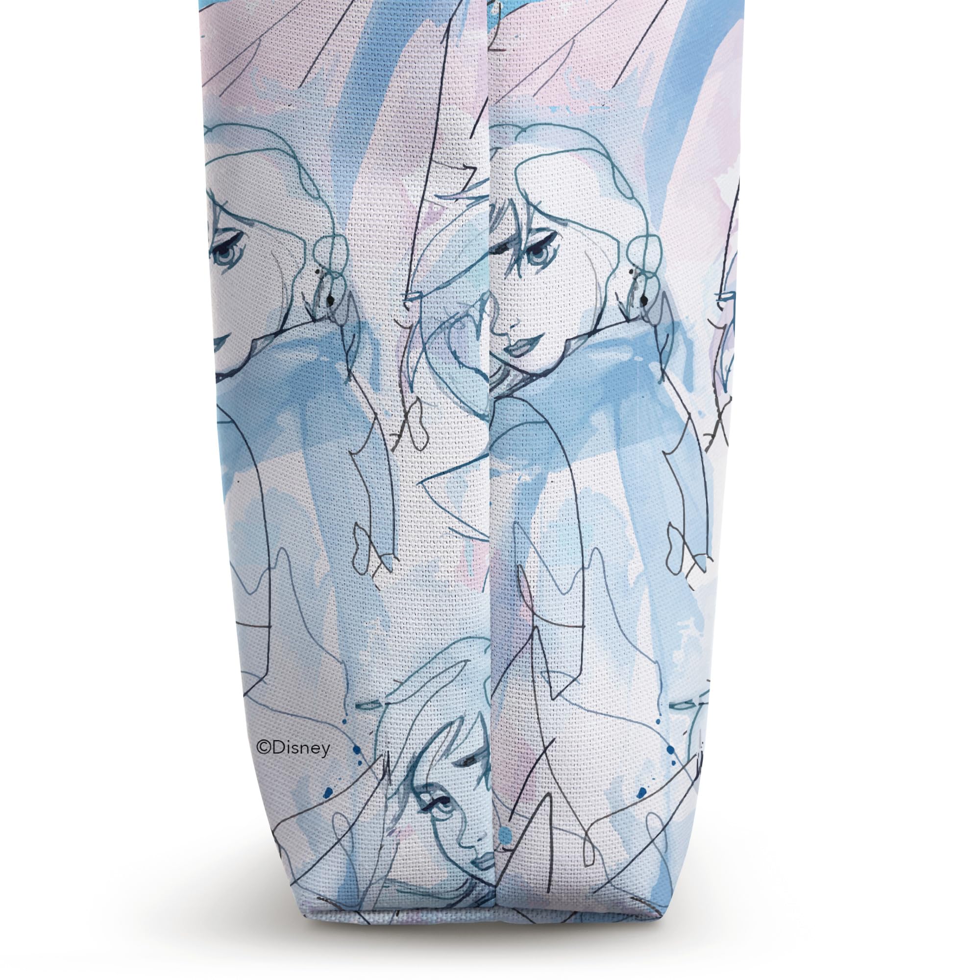 Disney Frozen 2 Anna and Elsa Watercolor Tote Bag