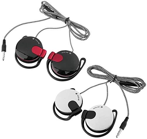 Raxinbang Headset Computer Universal Earphones with Earphones, Running Sports Music Bass Bass Earphones, 3.5mm Wired Gaming Earphones, Earmuffs Music Earphones