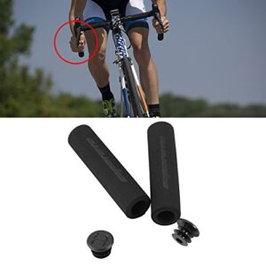 Dilwe Bike Foam Handlebar Grips,Anti-Slip Comfortable Soft Foam Sponge Handle Bar Ends Grips for Mountain Bikes Folding Bikes Electric Scooters and Spare Parts