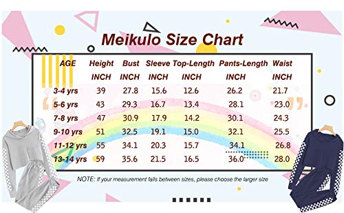 Meikulo Crop Tops Hoodies for Teen Girls Clothes Kids Cute Shirts Long Sleeve Fashion Sweatshirts Sweatpants Jogger Two Piece Outfits Athletic Sweatsuit Clothing Sets Black, 9-10 Years