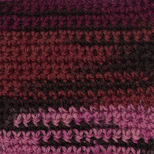 Patons Yarn Kroy Socks Yarn, 2-Pack, Amethyst Stripes Plus Pattern