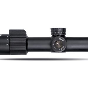 Monstrum Alpha Series 1-6x24 First Focal Plane FFP Rifle Scope with MOA Reticle | ZR302 Quick Release Scope Mount | Bundle