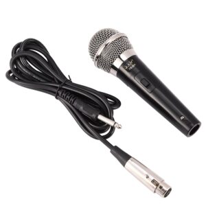 karaoke microphone, dynamic vocal microphone for speaker, handheld professional wired dynamic microphone clear voice for karaoke vocal music