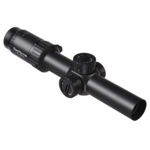 WestHunter Optics HD 1-6x24 IR Riflescope, 30mm Tube Red Green Illuminated Reticle Second Focal Plane Tactical Precision 1/5 MIL Shooting Scope | Reticle-A, Only Optics & Basic Accessories