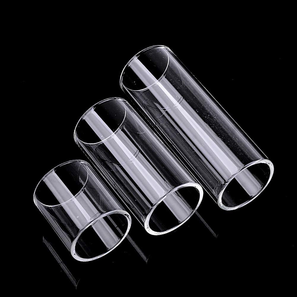 ccHuDE 3 Pcs 51MM 60MM 70MM Glass Guitar Slides Guitar Finger Slides for Bass Electric Guitar