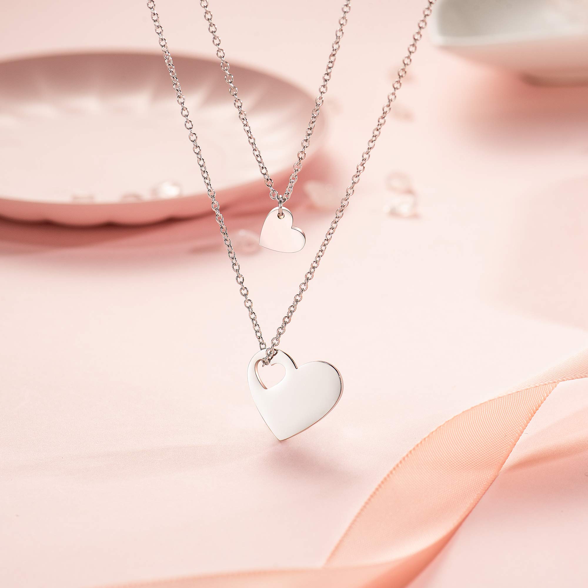 MANVEN Mother's Day Gift Ideas, Mothers Day Gifts for Mom Mother Daughter Necklace Daughter Gift from Mom Matching Mommy and Me Jewelry Gifts for Mom Daughter