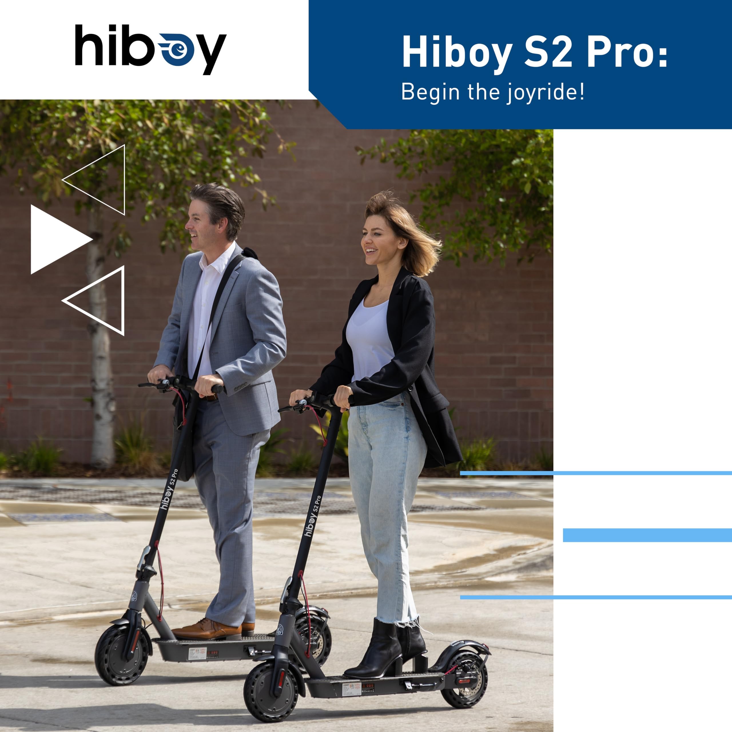 Hiboy S2 Pro Electric Scooter with Seat, 500W Motor, 10" Solid Tires, 25 Miles Long-Range & 19 Mph Folding Commuter Electric Scooter for Adults with Dual Rear Suspension