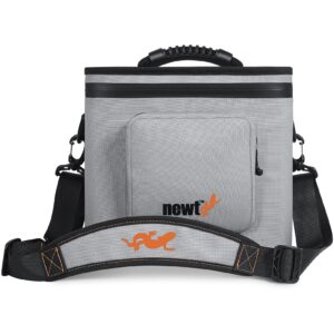 coos bay newt fully waterproof padded camera shoulder bag with leak-proof zipper, high-frequency welded seams and removable padded inserts. holds a single dslr or mirrorless digital camera