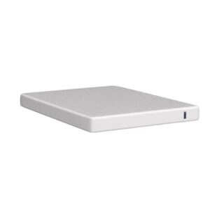 Serta - 7 inch Cooling Gel Memory Foam Mattress, Queen Size, Medium-Firm, Supportive, CertiPur-US Certified, 100-Night Trial - for Ewe,White