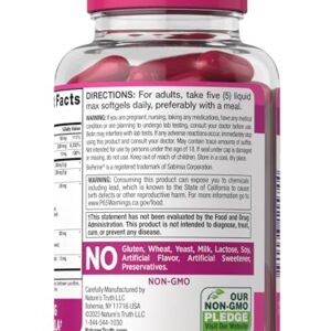 Nature's Truth Collagen Beauty Supplement | 100 Liquid Max Softgels | Non-GMO & Gluten Free Pills | Hydrating Formula