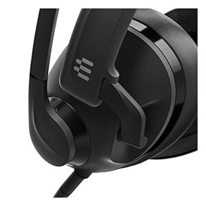 EPOS H3 Closed Acoustic Gaming Headset with Noise-Cancelling Microphone - Plug & Play Audio - Around The Ear - Adjustable, Ergonomic - for PC, Mac, PS4, PS5, Switch, Xbox - Onyx Black