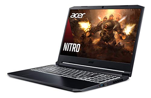 Acer Nitro 5 AN515-45-R92M Gaming, AMD Ryzen 7 5800H (8-Core) | NVIDIA GeForce RTX 3060 Laptop GPU |15.6" FHD 144Hz IPS Display | 16GB DDR4 | 512GB NVMe SSD | WiFi 6 | RGB Backlit Keyboard