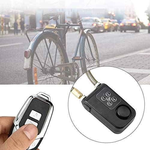 Bicycle Chain Lock, Motorcycle Alarm Lock, Alarm Lock, Road Bike for Indoor and Outdoor use for Electric Bike Motorcycle