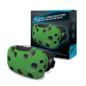 Hyperkin GelShell Headset Silicone Skin for HTC Vive (Green) & GelShell Headset Silicone Skin for HTC Vive (Red)