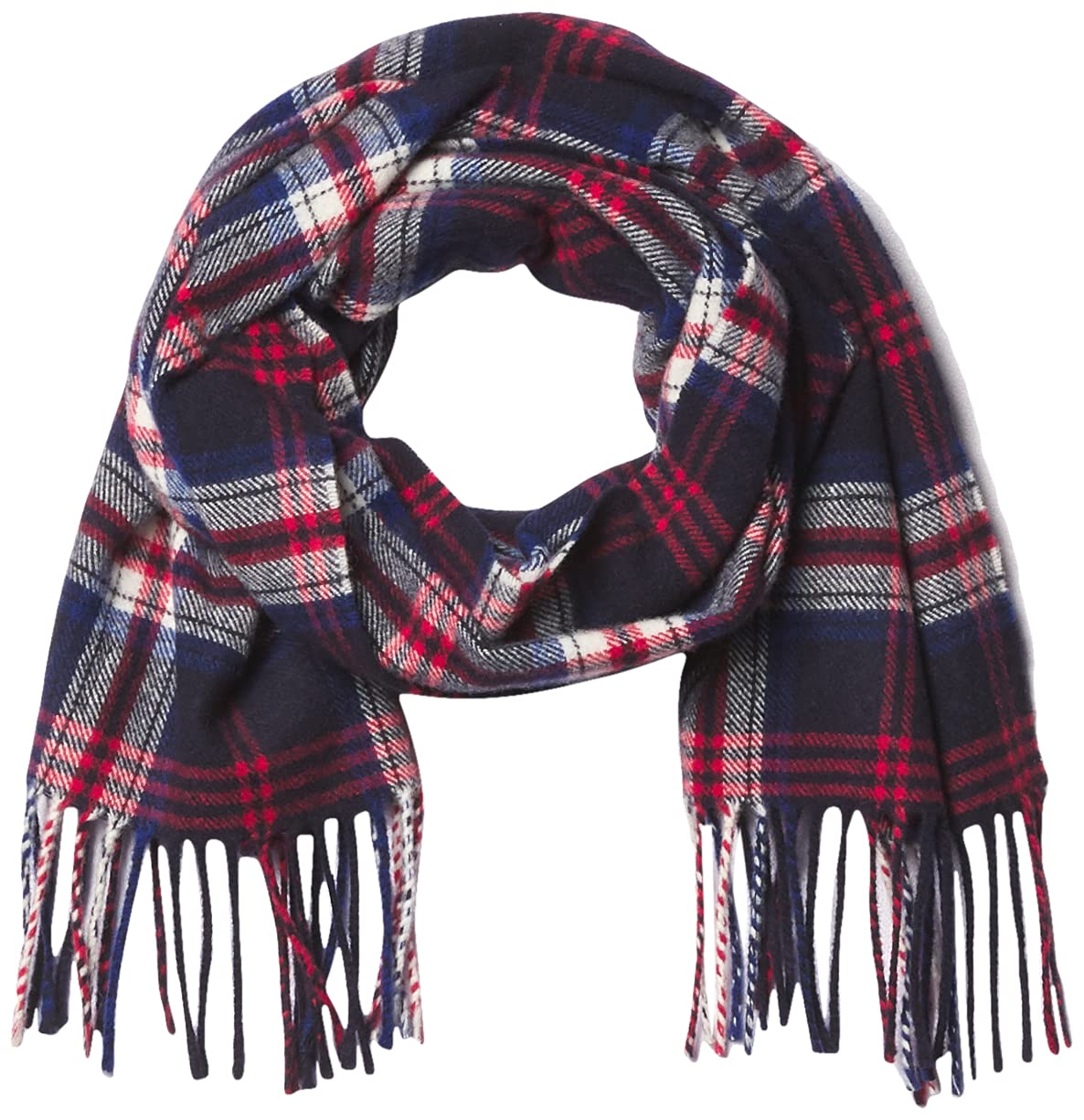 Pendleton Wool Plaid Scarf, Americana, one size